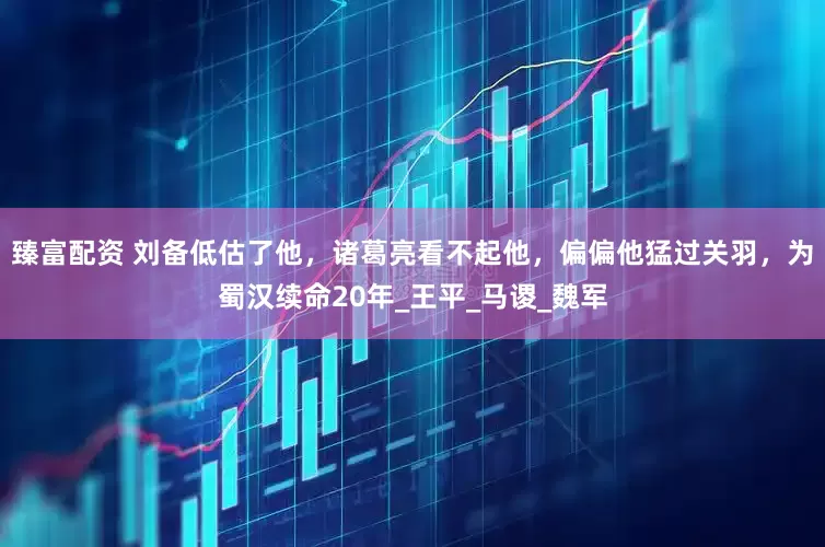 臻富配资 刘备低估了他，诸葛亮看不起他，偏偏他猛过关羽，为蜀汉续命20年_王平_马谡_魏军